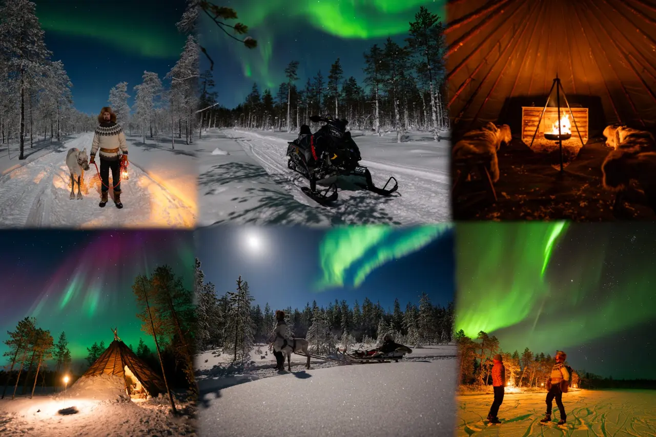 Aurora escape package in Lapland