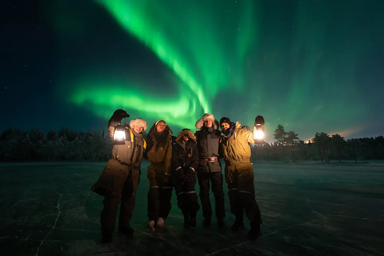 Northern lights over Lapland
