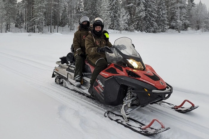 Snowmobiling