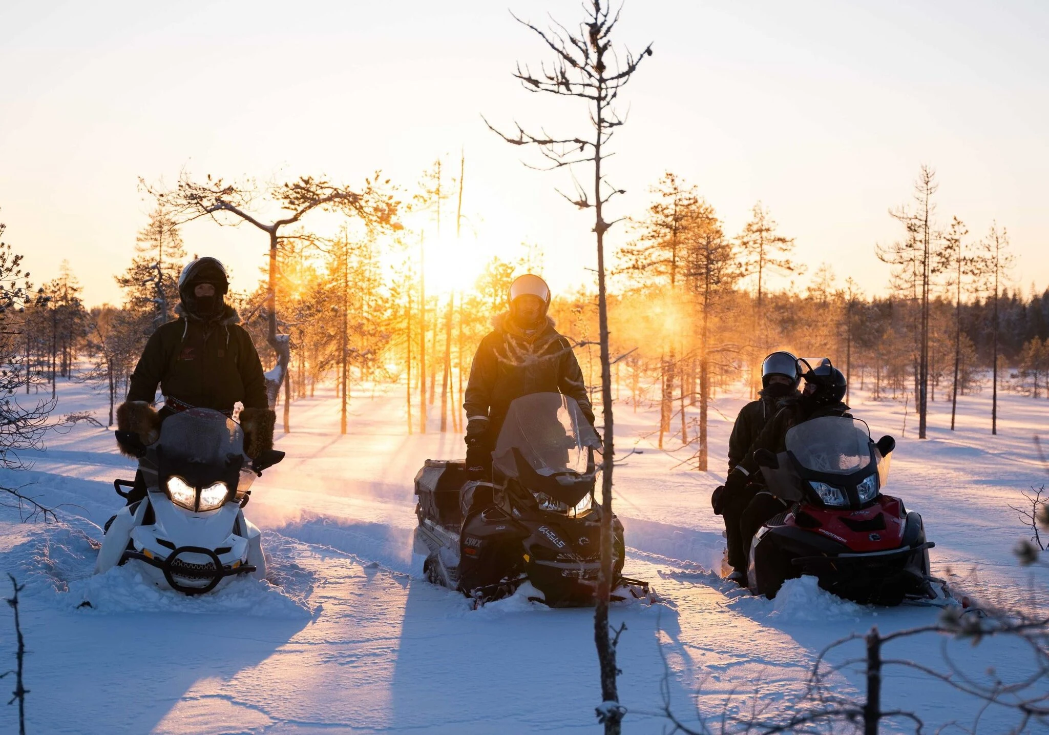 Snowmobiling
