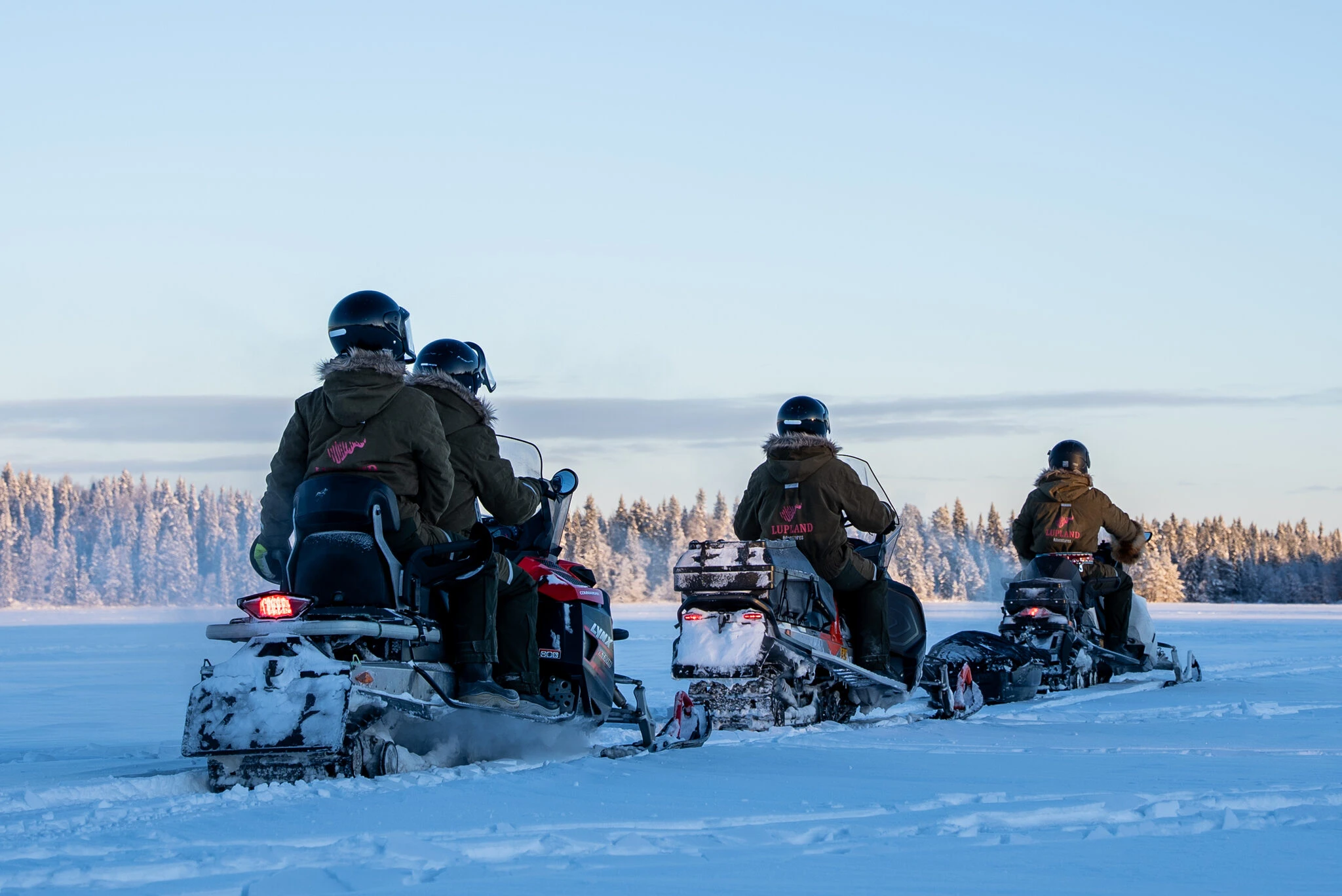 Motorschlittensafari in Ranuas Winterlandschaft