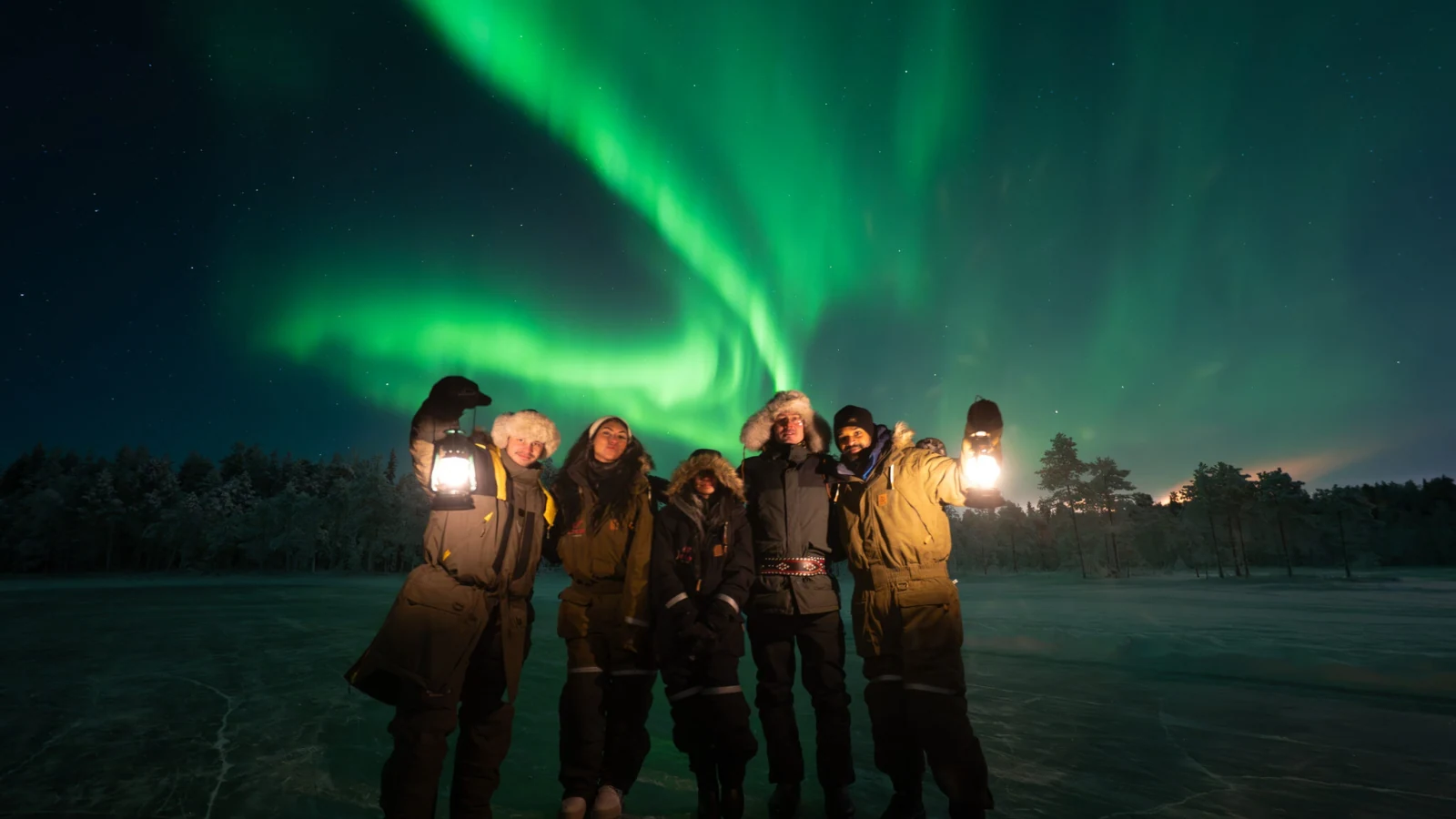 Nordlichter über Lappland