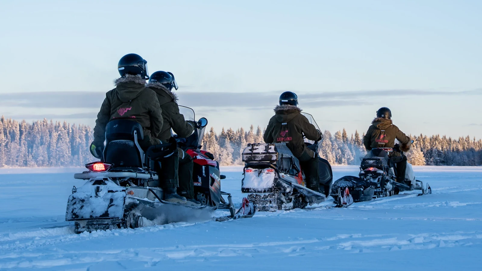 Zweistündige Schneemobilsafari